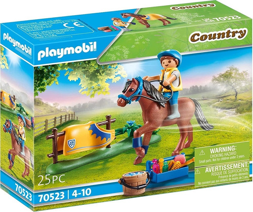 Playmobil Pony Galés Colección Linea Country 70523