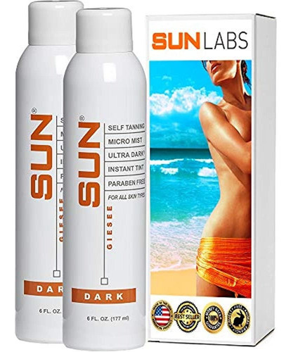 Spray Bronceador Autobronceador Micro Mist Ultra Dark 2-pack