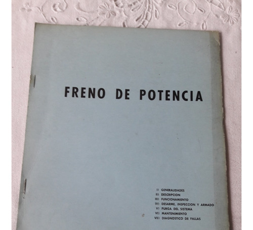 Manual Freno De Potencia Industrias Kaiser Argentina