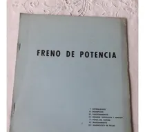 Comprar Manual Freno De Potencia Industrias Kaiser Argentina
