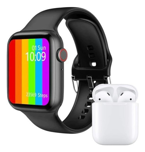 Juego De Audífonos Bluetooth 2 En 1 Smart Watch