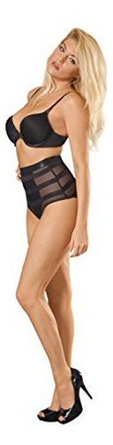 Noir Collection Mid Waist Panty Shaper Style Jn25 (pequeño, 