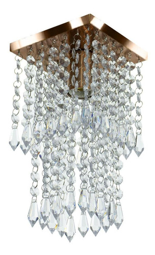 Lustre Plafon De Cristal Acrilico Spark Cobre Maravilhoso