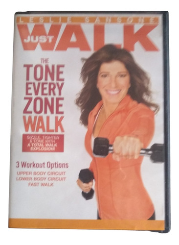 Dvd Just Walk Con Leslie Sansone The Tone Every Zone  Walk 