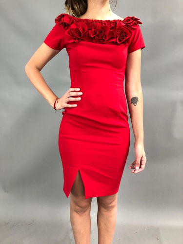Vestido Reina Diaz - Rojo