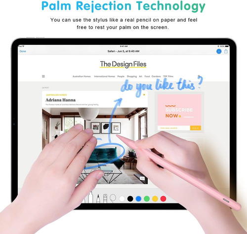 Lápiz Óptico Para iPad De 10ª Generación, Lápiz Activo Con R