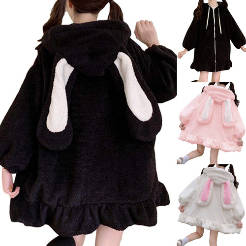 Sudadera Holgada Con Cuello Con Capucha Y Manga Larga Con Co