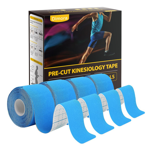 Dimora Kinesiology Tape - 4 Rollos De Cinta Atletica De Algo