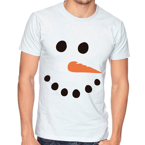 Playera Hombre Niño Navidad Hombre De Nieve Snowman #382