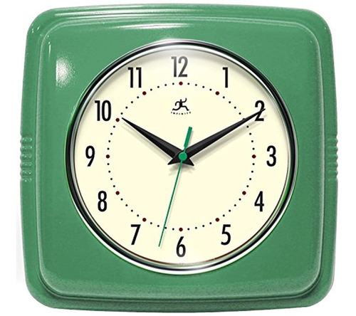 Infinity Instruments - Reloj Cuadrado, Color Verde