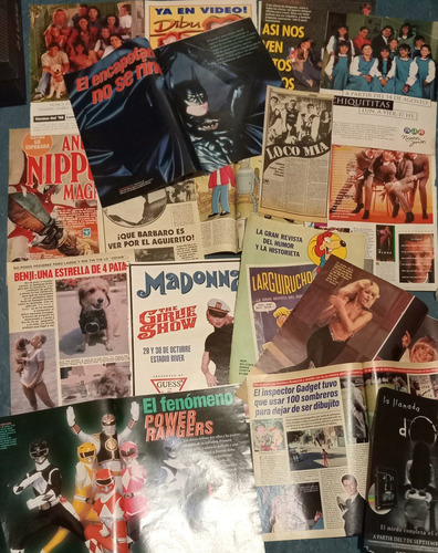 Clipping, Recortes Tv Retro. Años 80 Y 90