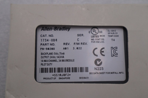 Allen Bradley 1734-0b8 I/o Module 1734-ob8 Factory Sealed Us