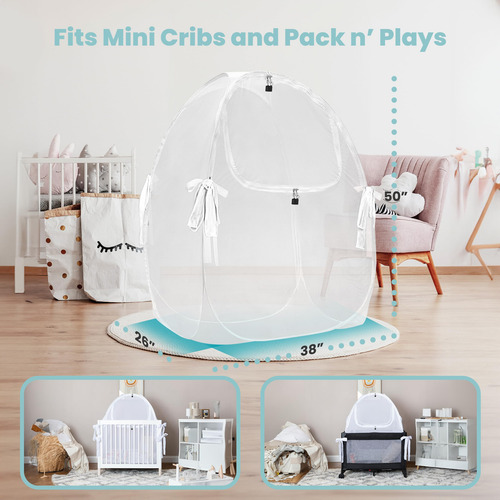 Prevención De Escalada Segura Para Bebés Pack N Play Tent Pr