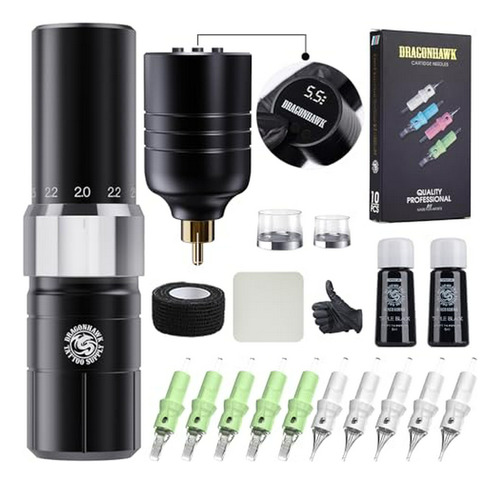 Kit Inalámbrico Para Tatuajes : Máquina De Rotación Tour Y23