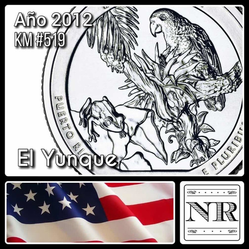 Estados Unidos - 25 Cents - Año 2012 - El Yunque