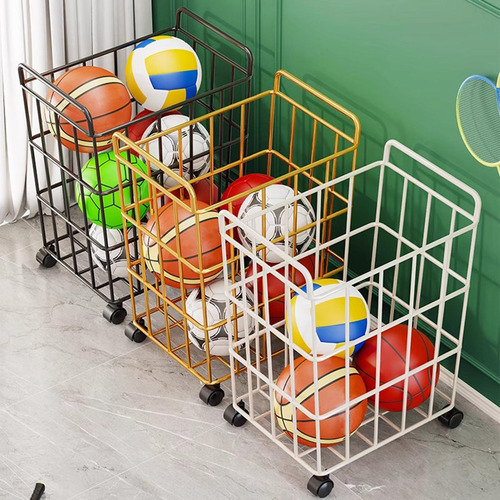 Cart De Almacenamiento De Bola De Deportes, Estante Negro L