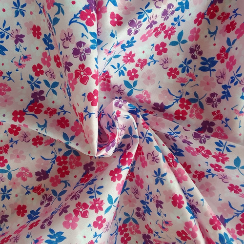 Disfraz Paisana Pollera Con Vuelo + Pañuelo Flores Rosa Acto Flores Rosa 8