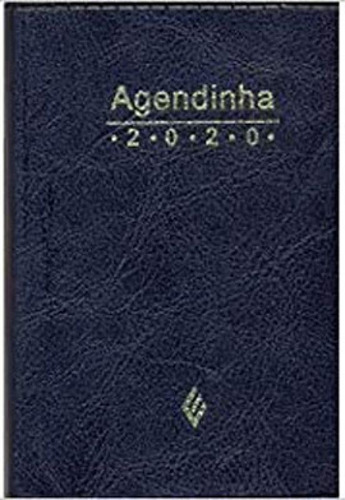 Imagem 1 de 1 de Agenda Simples - 2020 - Preta