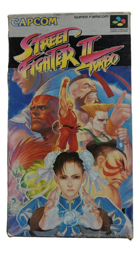 Fita De Super Nintendo Street Fighter 2 Turbo Com Embalagem