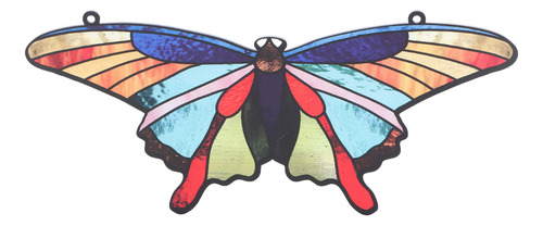 Adorno Colorido De Vitrales De Doble Cara