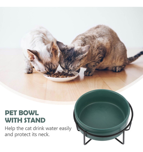 Cuencos De Alimentación Para Gatos, Cuenco De Cerámica Para