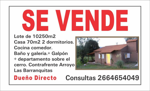 Vendo Casa En Estancia  Grande San Luis Bajada Al Rio