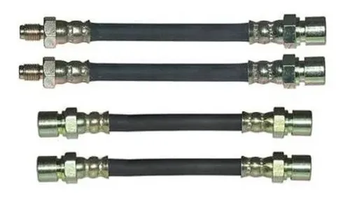 comprar Kit 4 Flexivel Freio Roda Diant Tras Vw Fusca 1300 1500