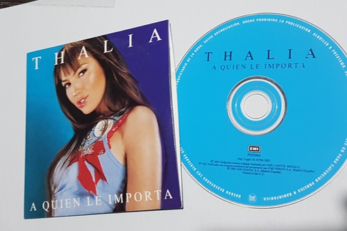 Thalia Cd Single A Quien Le Importa Coleccionistas