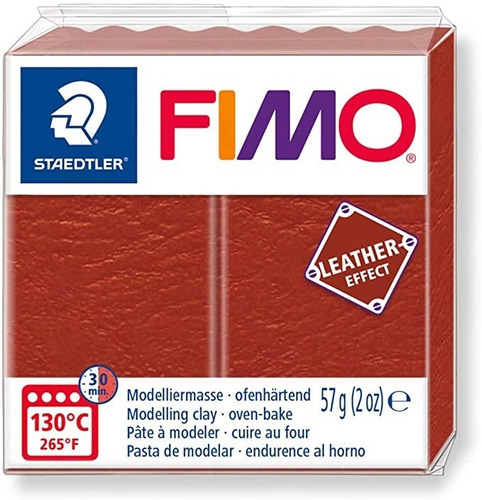 Massa De Modelar Fimo Efeito Couro 57g Nuez 8010-779