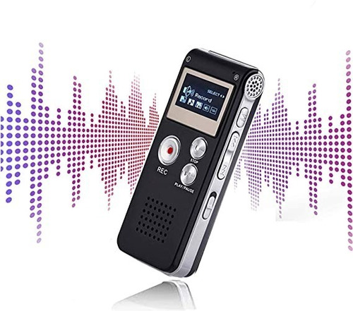 Grabadooraa De Audio  Espia Microfono Graba 190 Hrs