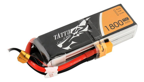 Tattu Batería Lipo De 14.8v Mah 4s 75c Con Enchufe Xt60 Pa