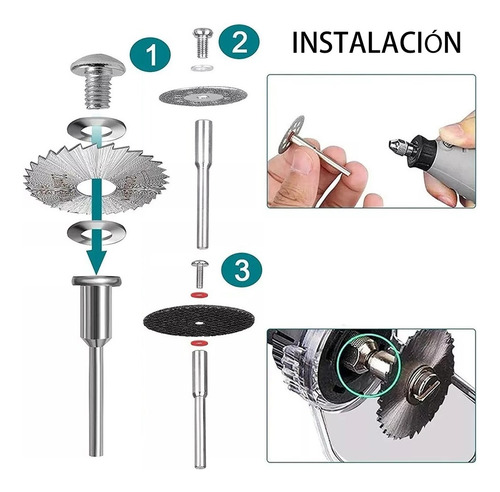 99 Kit Discos Corte Sierra Hss Para Dremel Mototool Taladro