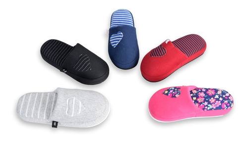 Pantuflas Mujer Invierno Naif Mica Acolchada Cómoda Hot 228