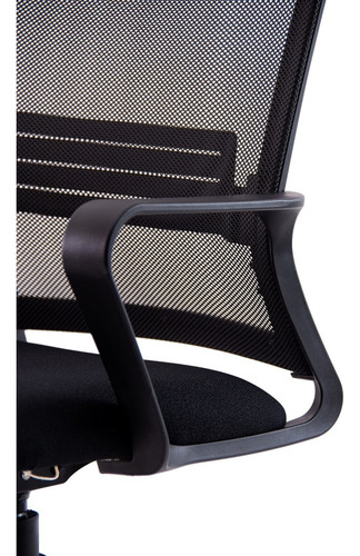 Silla Link Negra De Escritorio Gerencial