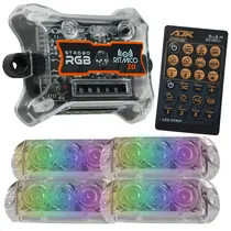 Comprar Kit Strobo Automotivo Ajk 4 Faróis Led Som Automotivo Novo