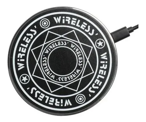 Cargador Inal mbrico Circulo M gico Con Luz Led iPhone Cuotas