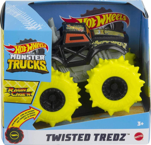 Hot Wheels Monster Trucks Twisted Tredz Ragin Cage