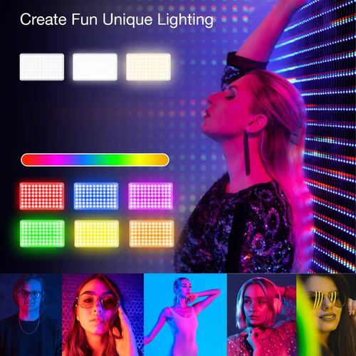Imagen 4 de 5 de Panel De Iluminación Fugetek Rgb Profesional