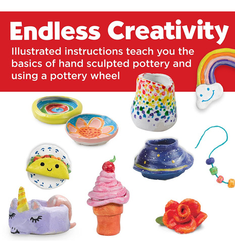 Faber-castell Pottery Studio - Kit De Torno De Ceramica P...