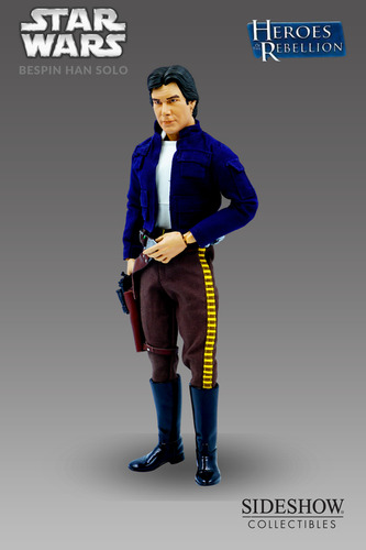 Star Wars Sideshow Heroes Rebellion Han Solo Bespin 1:6 Msi