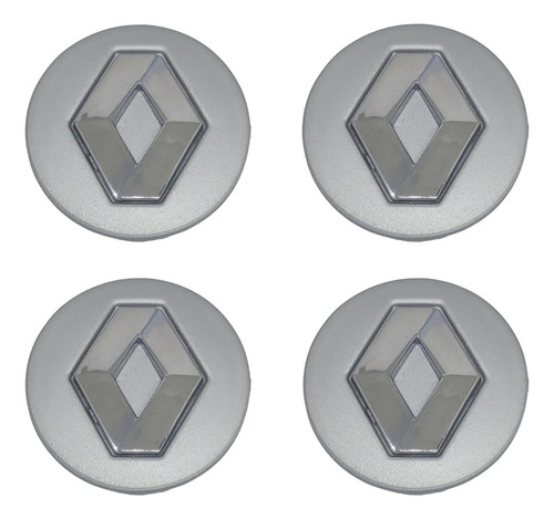 Tapas Graseras Centro Rin X4 Renault Sandero Gris Clara 57mm