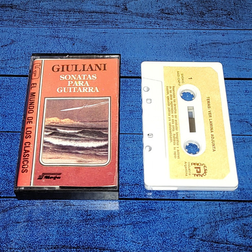 Giuliani Sonatas Para Guitarra Cassette Arg Maceo-disqueria