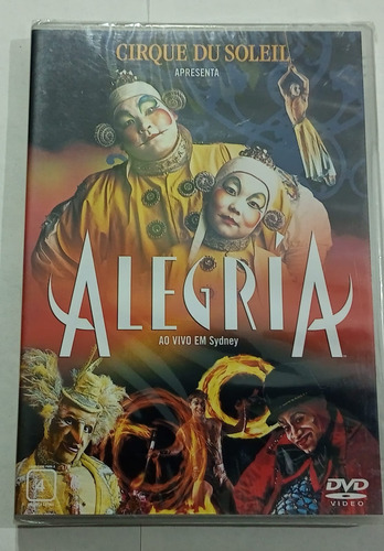 Dvd Cirque Du Soleil Alegria