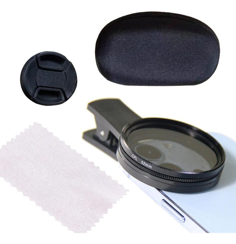 Lente De Cámara De Teléfono Cpl De 52 Mm, Accesorios De