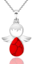 Comprar Collar Angel Cuarzo Jaspe Cadena Acero Inoxidable 