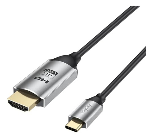 Cable Usb C A Hdmi 4k, Alta Velocidad 6 Ft Usb Tipo C A Hdmi