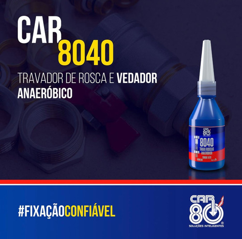 3un Trava Rosca Prisioneiro Parafuso Torque Alto Car80 8040