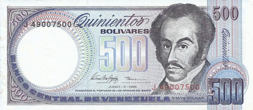 Venezuela 500 Bolivares 1995