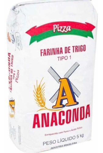 Farinha De Trigo Especial Para Pizza Anaconda 5kg C/ Nfs 