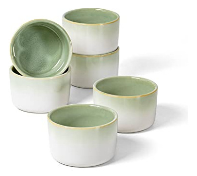 Juego De 6 Moldes Unicasa Creme Brulee De 8 Onzas, Oven S